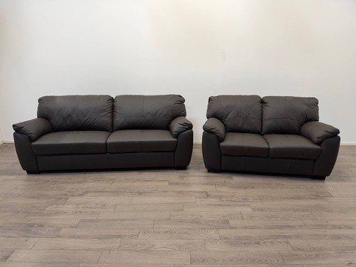 Milano brown top grain leather - brown,