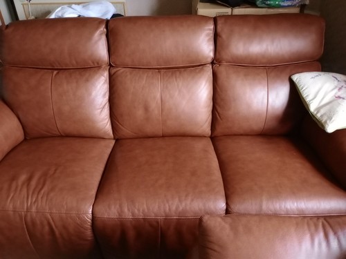 Leather sofa seater - sofa, 3-seater