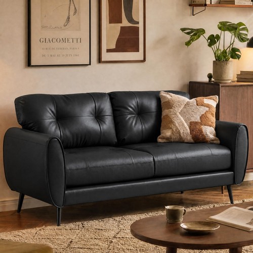 Leather sofa couch 4 - couch,