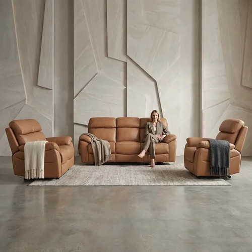 Real leather electric - leather, recliner