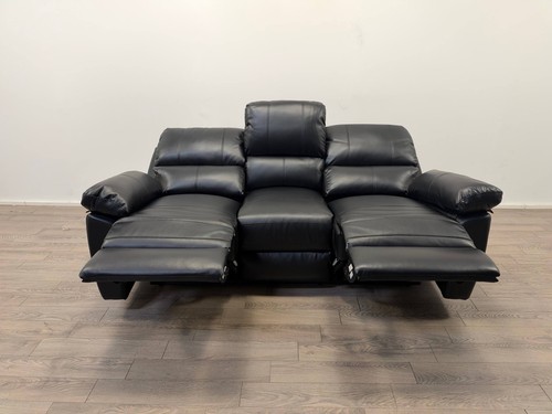 Toby black faux - faux, leather