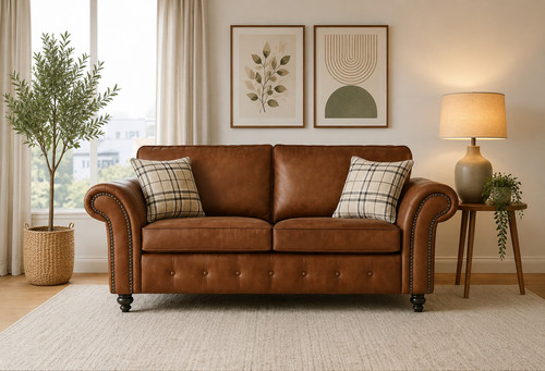 Oakland suede leather - leather, corner