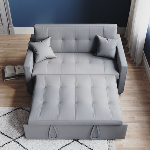 Sofa bed grey seater living - grey,