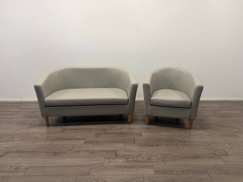 Grey faux leather - 2, tub