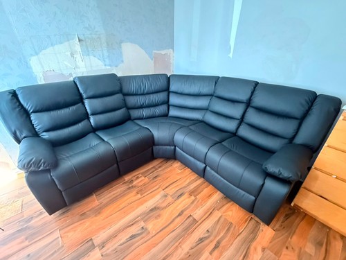 Leather corner black - corner,
