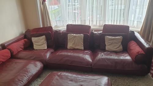 Leather sofa california - leather, in