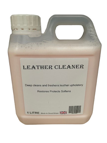 Leather cleaner restores - leather,