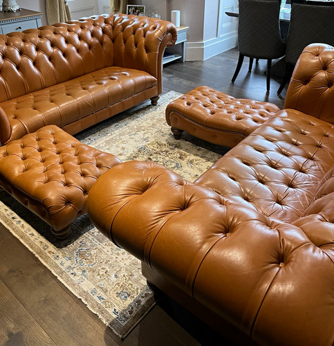 Leather chesterfield x2 - x2, chesterfield’s